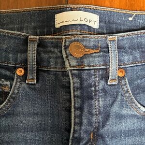 LOFT Dark Blue Denim Pants